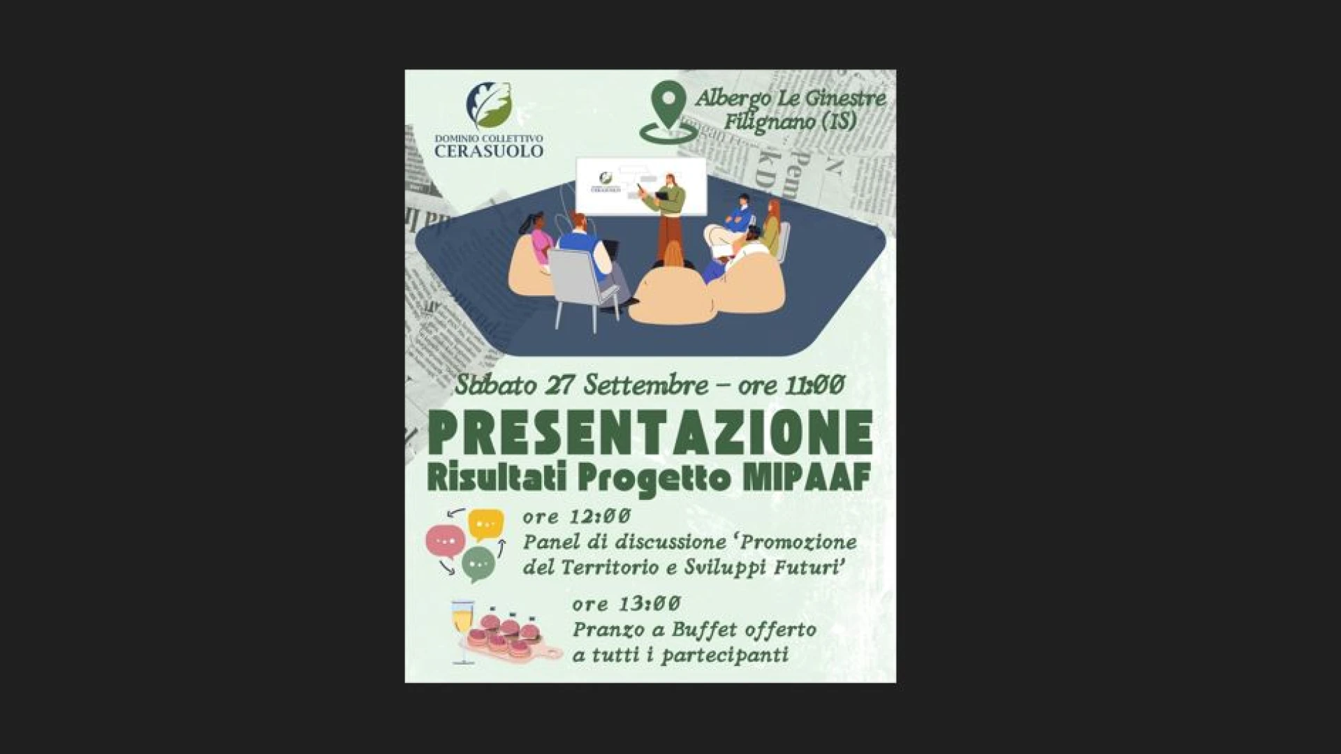 «La gestione comunitaria non è nostalgia, ma investimento per il futuro». Il Dominio Collettivo di Cerasuolo presenta i risultati finali del progetto Mipaaf.
